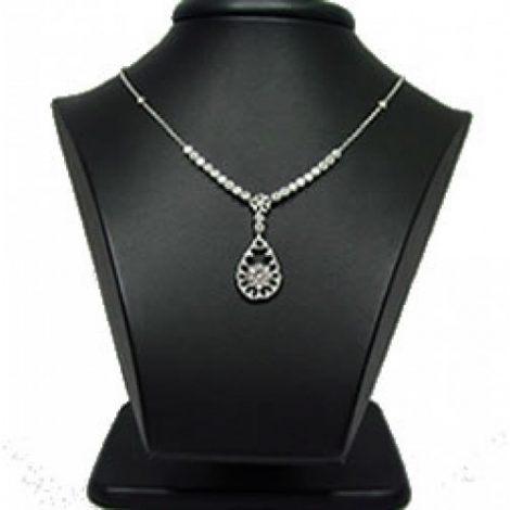 Brillantcollier Weissgold 750%