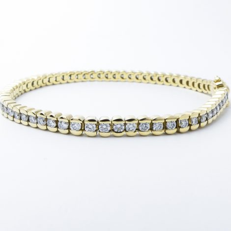 Armband Gelbgold 18k mit Brillanten 3,30 ct